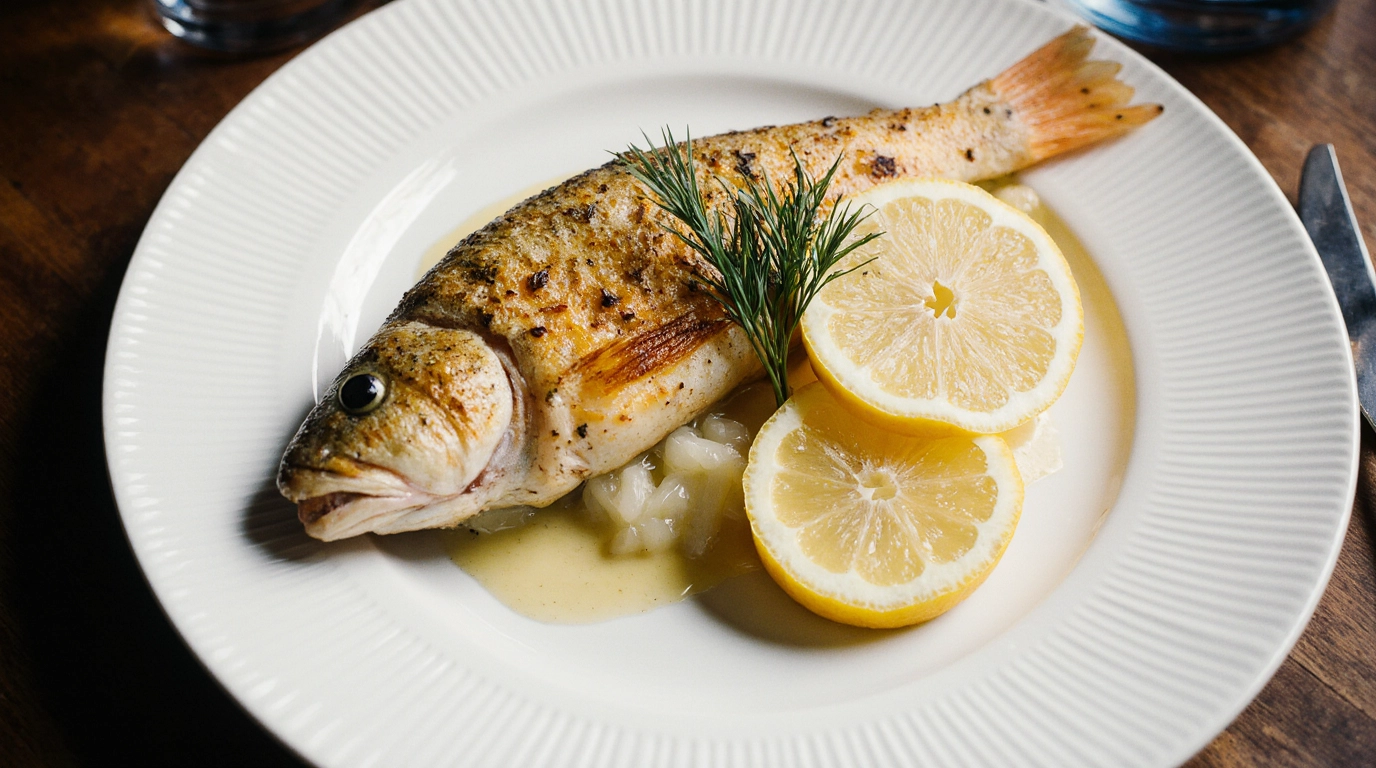 Gebackener Fisch